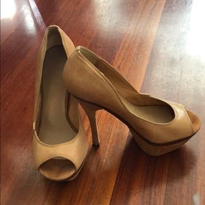 Gwen Stefani LAMB Beige / Nude Gale Platform Heels